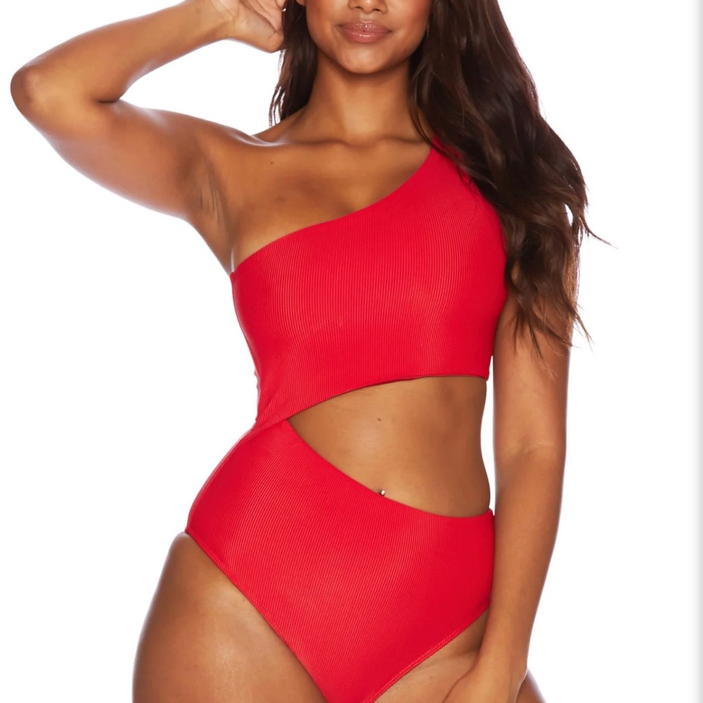 Celine One Piece Red | Red One Piece Swimsuit | Beach Riot
